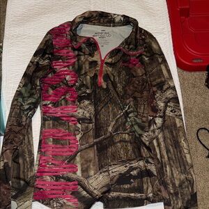 Mossy Oak Women's Camouflage Jacket with Pink Highlights